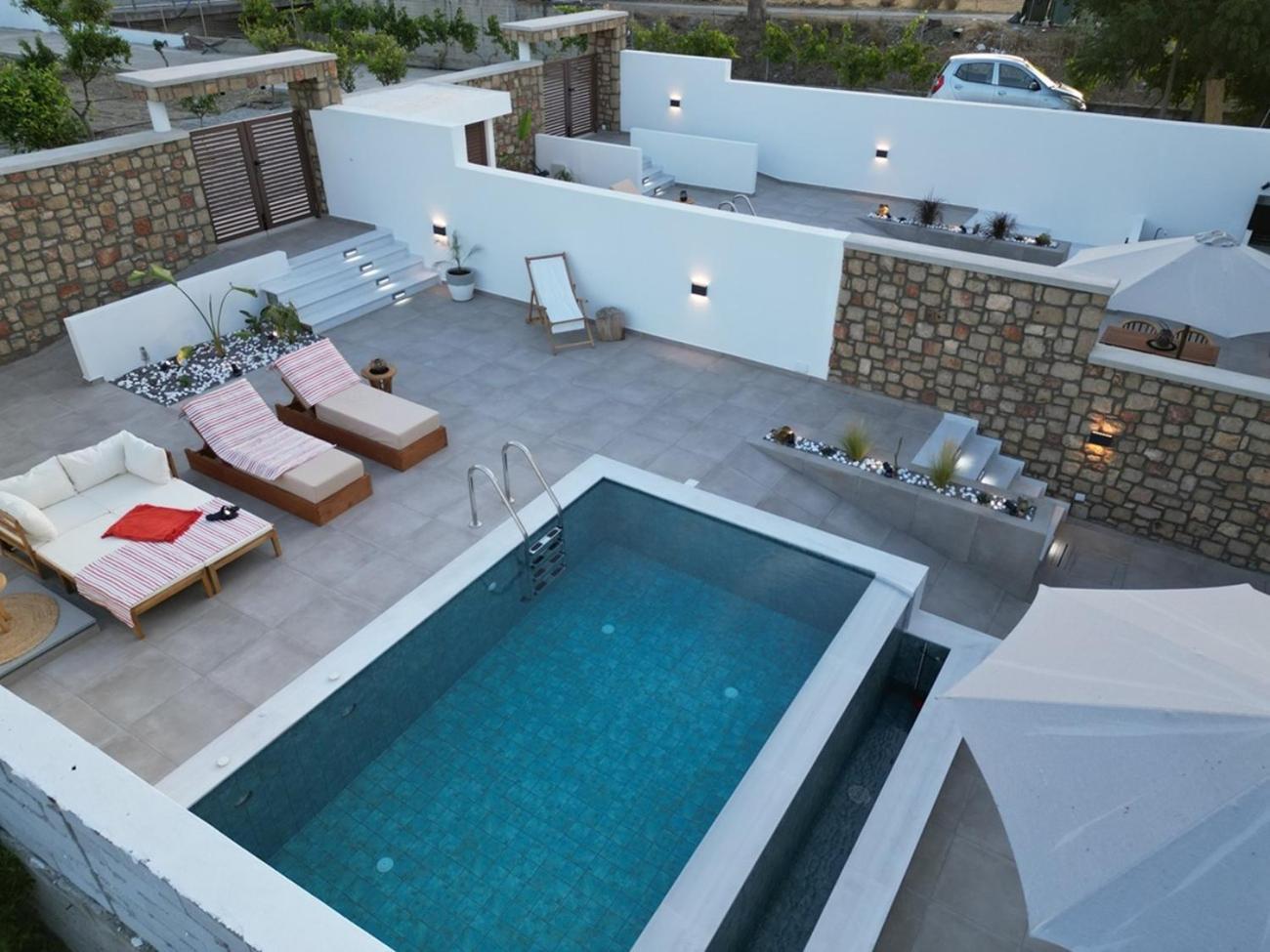 Valantina'S & Mannouel Lardos Luxury Villas Exteriér fotografie