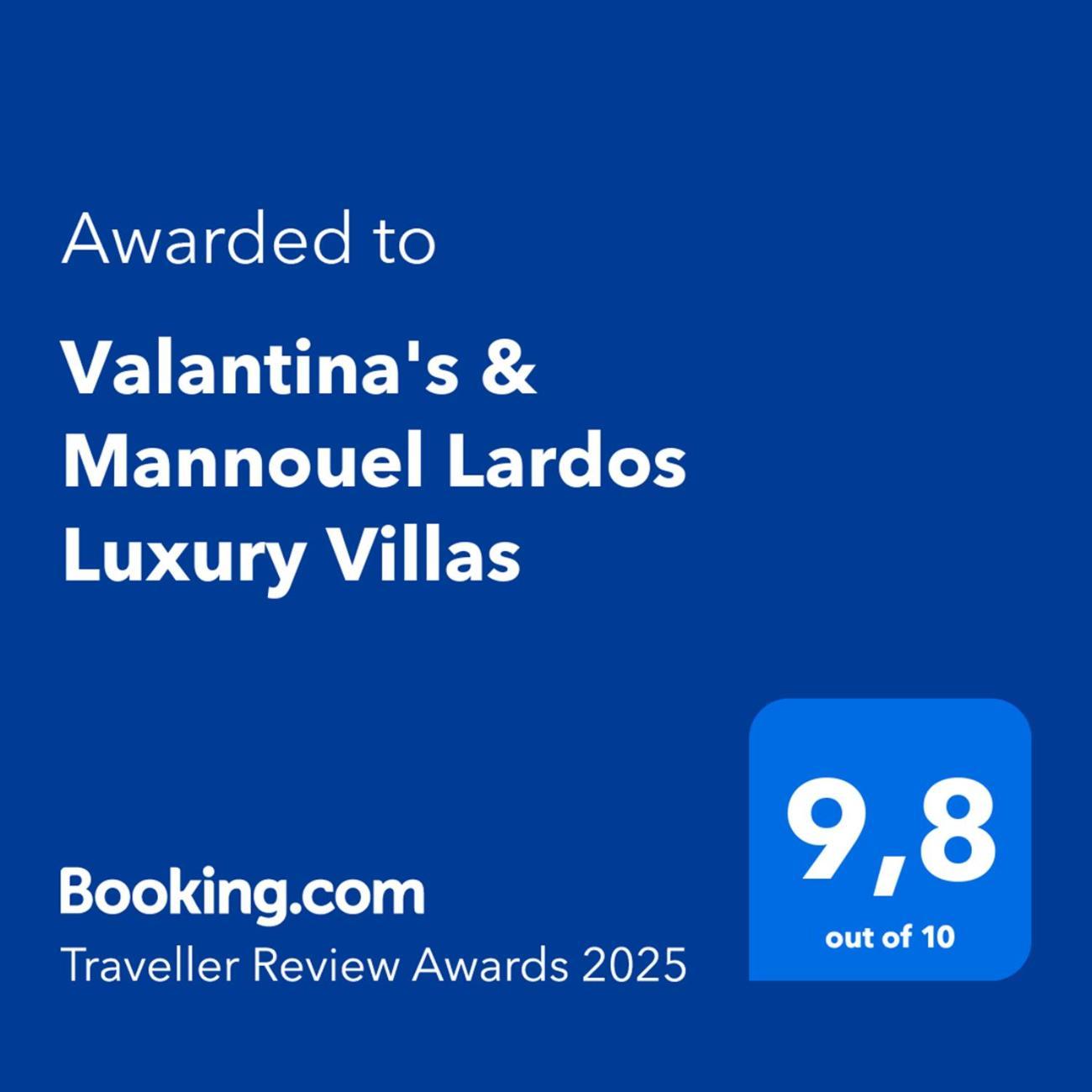 Valantina'S & Mannouel Lardos Luxury Villas Exteriér fotografie