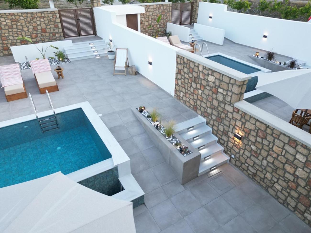 Valantina'S & Mannouel Lardos Luxury Villas Exteriér fotografie